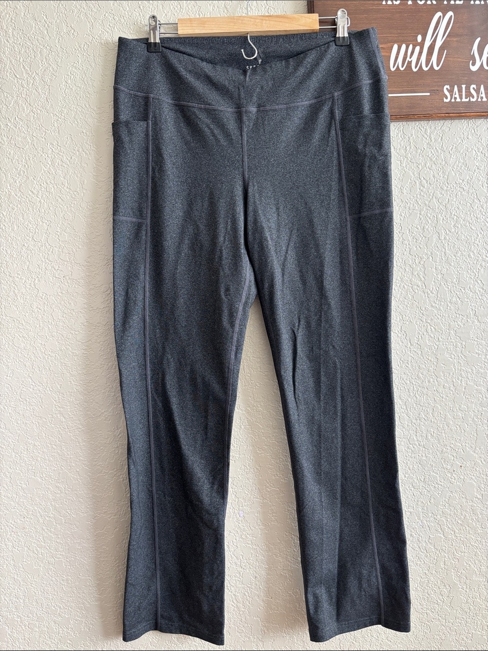 Women's Dark Gray Active Leggings - Unbranded